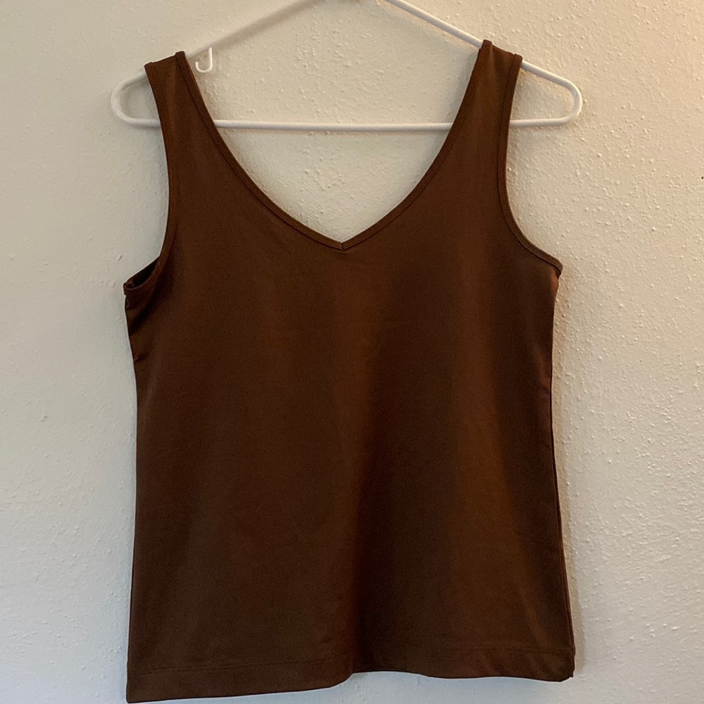 Banana Republic cocoa brown tank top size small